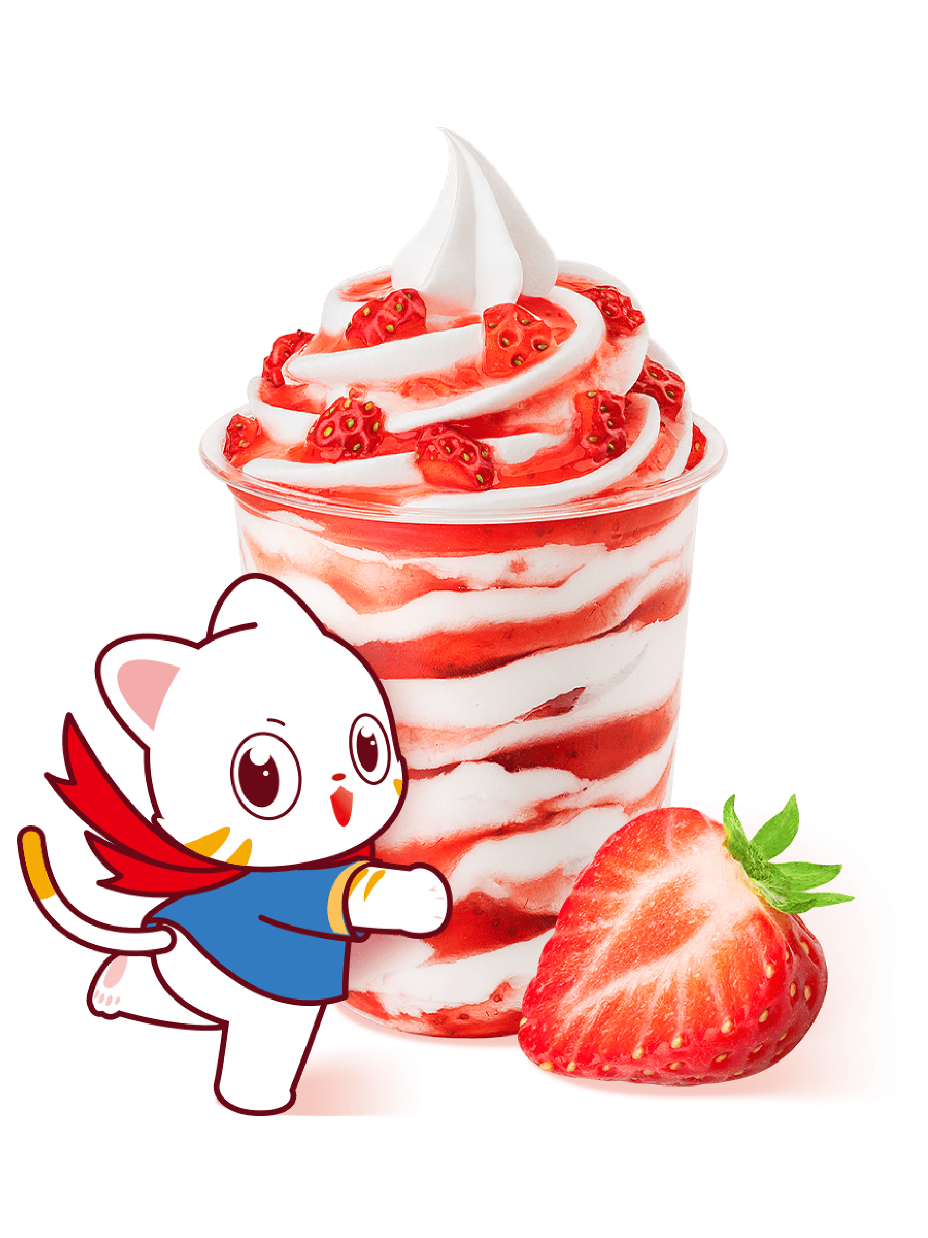 BINGYU-strawberry sundae