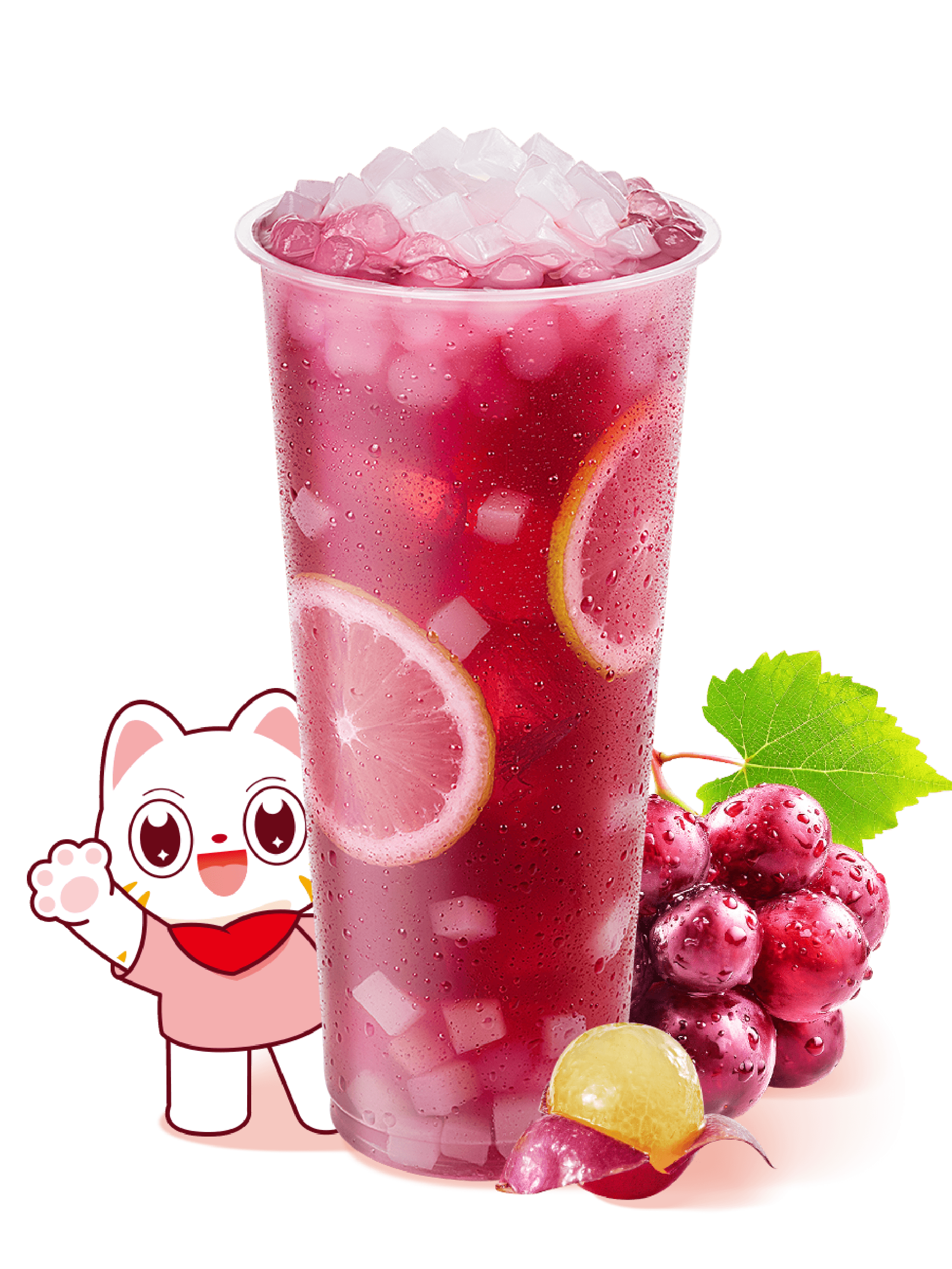 BINGYU-Ice Fresh Grape Tea